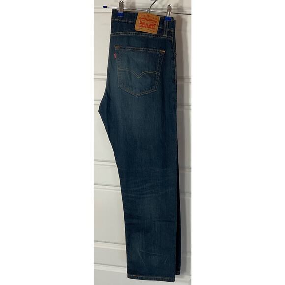 Levis 502 Red Tab Taper Waterless Medium Wash men's Jeans W34 L29 - Picture 1 of 5